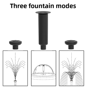 Mini <span class=keywords><strong>pompe</strong></span> submersible UV silencieuse pour bassin, avec LED colorées, fontaine et filtre d'aération pour l'aménagement aquatique - Product Image 4
