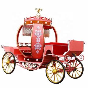 Blanc Électrique Cendrillon Calèche/Wagon De Cheval/Charrettes À Cheval avec une Belle Lumière - Product Image 3