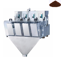 Détergent en poudre café en poudre protéine lait en poudre 4 têtes linéaire peseur machine remplissage automatique solution d'emballage