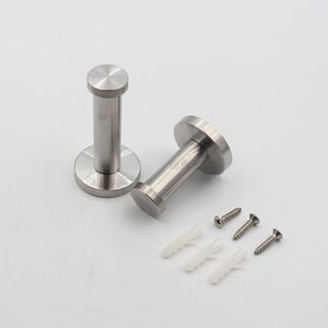 Stainless Steel Single <b>Hooks</b> <b>Wall</b> Mounted Round Coat And Cap <b>Hook</b> Bedroom Bathroom Kitchen Accessories 2kg Load Capacity - Product Image 4