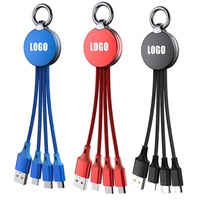 Cable Micro-USB 3 en 1 de Carga Rápida OEM con Conductor de Cobre Puro, Abrebotellas de PVC y Llavero, Garantía de 12 Meses para Tablet