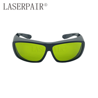 Lunettes de sécurité laser haute visibilité pour diodes, ND: YAG, laser à fibre (450 nm, 808 nm, 980 nm, 1064 nm) avec certification CE EN207