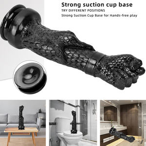 Consolador Anal para mujer, masajeador de próstata con 3,3 "de diámetro y 13" de longitud, brazo Extra grande, masturbador con tapón trasero de puño grande - Product Image 5