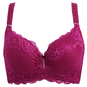 Soutien-gorge sexy à armatures pour femmes, bonnets C D E, grande taille, style dentelle fine, réglable, avec effet push-up, pour usage quotidien et décontracté - Product Image 3