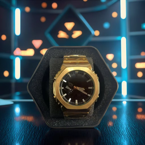 Montre connectée tendance en gros d'usine, série <span class=keywords><strong>G</strong></span>, résistante aux chocs GA-6900, étanche, écran OLED <span class=keywords><strong>solaire</strong></span>, design carré, chronographe unisexe - Product Image 2