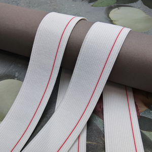 Sangle OEM personnalisée en sangle élastique 100% polyester antidérapante, fabrication en usine, échantillon rapide disponible, diverses couleurs - Product Image 1