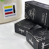 Boîte d'emballage en papier pour flacons multi-spécifications, étanche, avec impression de logo personnalisée, écologique, réutilisable, pack de 1 à 10 unités avec fenêtre de présentation