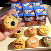 Biscuits amusants aux saveurs originales, jouet anti-stress en PU à rebond lent, boîte mystère, cadeau créatif, mignon pour le Nouvel An
