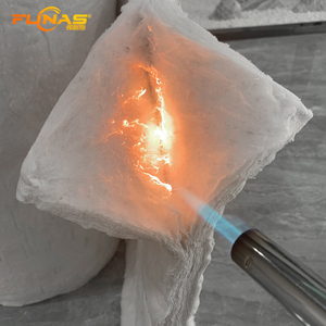 Funas feltro di lana di silicato di alluminio ad alta temperatura per l'isolamento esterno della camera da letto ottimo per l'isolamento esterno del magazzino - Product Image 2