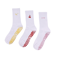 Chaussettes de yoga antidérapantes pour femmes, chaussettes de sport et de fitness, chaussettes de pilates, chaussettes de yoga à logo personnalisé