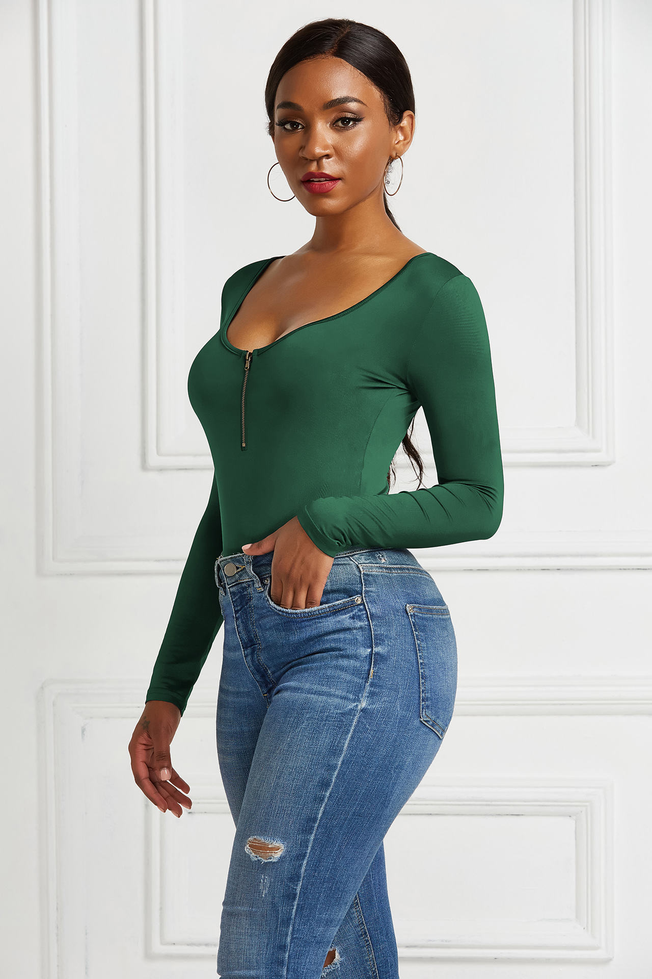 สีเขียว