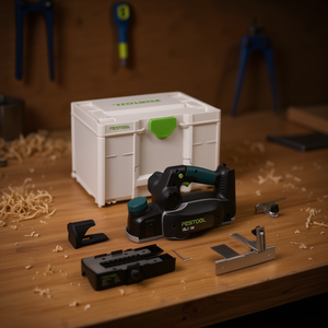 HLC 82 EB-Set 18V Cordless <b>Planer</b> Without Battery and Charger Basic Set of Hand - Product Image 3
