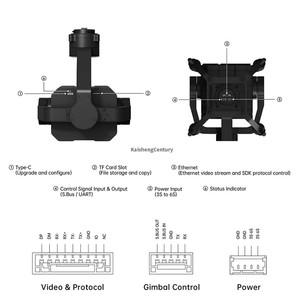 SIYI ZT30 <b>Gimbal</b> with High Resolution AI Optical & Long Range Heavy Payload Optimal Evtol Accessories - Product Image 6