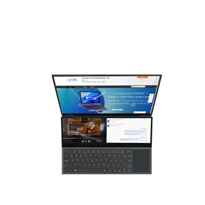 핫 노트북 새로운 비즈니스 듀얼 스크린 노트북 16 인치 2K 터치 스크린 코어 i7 PC 확인 공급 업체
