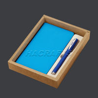 Cuaderno y Bolígrafo, Juego de Regalo Empresarial Simple de Dos Piezas, Lujoso y Corporativo