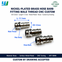Raccord de tuyau à filetage mâle en acier inoxydable à plusieurs dents, usinage CNC de précision, connecteur rapide