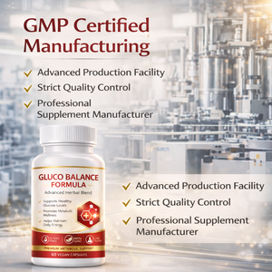 Cápsulas de Fórmula <span class=keywords><strong>Gluco</strong></span> Balance de Marca Privada, Suplemento Herbal para el Control del Azúcar en Sangre, Salud Metabólica, Cápsulas Veganas OEM - Product Image 4