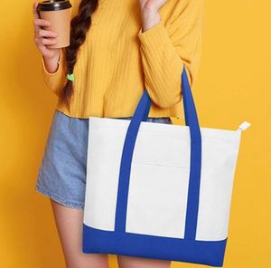 Customized Large Capacity High Quality Reusable Cotton <b>Canvas</b> Shopping <b>Tote</b> <b>Bag</b> Women <b>Canvas</b> Shoulder <b>Bag</b> - Product Image 5