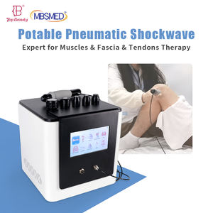 Mesin Fisioterapi Gelombang Kejut Pneumatik Intensitas Tinggi untuk Penggunaan di Rumah, Rehabilitasi, Pereda Nyeri Jaringan Dalam - Product Image 1