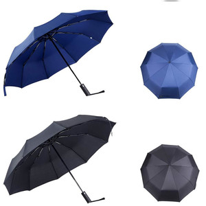 Parapluie pliant personnalisé à ouverture/fermeture automatique et coupe-vent Parapluie de voyage pliable Paradise Three - Product Image 3