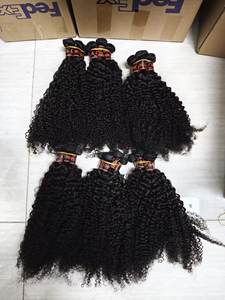 Letsfly - Paquetes de Cabello Humano Brasileño al por Mayor, Rizado y Ondulado, 22 Pulgadas, 1 kg, 20 Piezas, 100% Cabello Humano Virgen Procesado, Extensiones de Cabello - Product Image 5