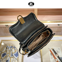 Tas Selempang Wanita Vintage Diamond Quilted Satchel, Tas Bahu Klasik Retro dengan Tutup Atas dan Pegangan, Tas Wanita