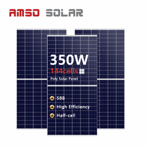 Modules solaires polycristallins 350W adaptés à l'industrie, 140 cellules demi-cellules - Product Image 1