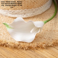 CallaFloral Mittelgroße Künstliche Calla-Lilien aus Kunststoff im Modernen Danxia-Stil, Langlebige Heimdekoration, Blumensträuße INS