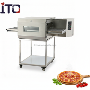 Four à pizza électrique à convoyeur, four <span class=keywords><strong>de</strong></span> cuisson continu commercial pour restaurant latino-américain, fast-food - Product Image 1