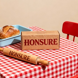 กล่องใส่ขนมปังพิซซ่าขนมปังแผ่นใหญ่แบบใช้แล้วทิ้งพร้อมแผ่นฟอยล์สีทองและพิมพ์ลายนูนพร้อมโลโก้ - Product Image 5