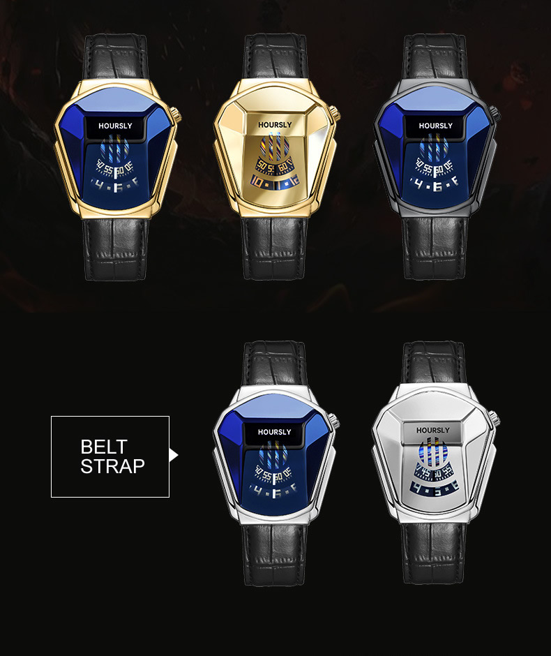 能面万媚 HOURSLY 6617 Men's Watches - Stylish & Waterproof