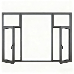 Fenêtres à battants en verre Lowe certifiées NFRC, à rupture de pont thermique, isolation phonique et thermique, en aluminium - Product Image 1