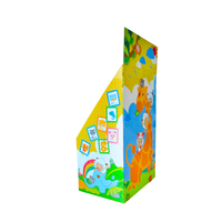 Support d'affichage au sol en papier personnalisé OEM d'usine chinoise, étagère de vente au détail en carton ondulé écologique pour vitrine