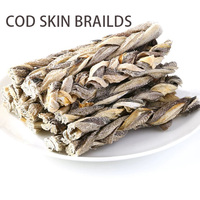 Friandises Croquantes Bio de Peau de Morue Arctique de Qualité Supérieure, Riches en Protéines, pour Chiens – Sûres pour la Santé de la Peau et du Pelage