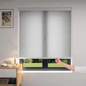 Persianas Enrollables Inalámbricas ZSTARR a Medida para Ventanas, Pantalla <span class=keywords><strong>de</strong></span> Oscurecimiento del 65%, Cortina Enrollable Manual con Resorte, Tela Impermeable - Product Image 1