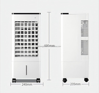 Ventilateur de climatisation intelligent à commande vocale pour usage commercial et domestique, ventilateur de refroidissement, refroidisseur d'air