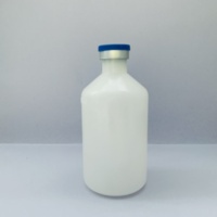 Bouteille liquide pour vaccin vétérinaire en plastique HDPE PP 100 ml