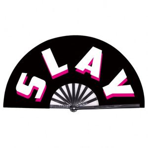 Éventail pliant en bambou personnalisé imprimé par sublimation, grand format, pour mariage, fête, rave, festival - Product Image 1