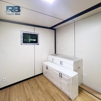 Maison mobile modulaire de 20 pieds et 40 pieds, 2 chambres, luxe, portable, préfabriquée, petite maison préfabriquée, maison conteneur extensible pour l'Australie