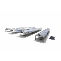 Lage prijzen zonne-droger Samagra C60 Hoge kwaliteit voedselveilige roestvrijstalen trays Geforceerde convectie 20kg/u capaciteit Opvouwbaar 64