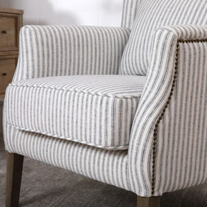 Sillón de sofá individual moderno con respaldo de ala, sillas decorativas de ocio de tela baratas para sala de estar o dormitorio, muebles para el hogar - Product Image 5