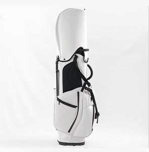 Dericsson 5-Way Divider Waterproof PU Leather <b>Golf</b> Stand Bag with Double Shoulder Straps Custom Logo Available <b>Golf</b> Carry Bag - Product Image 4