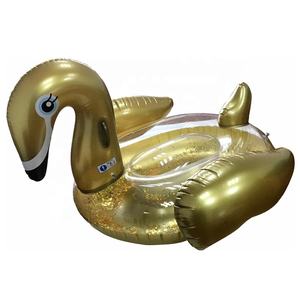 Pool Lounger Person Inflatable Pool Swan Large Inflatable Gold