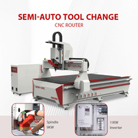 Máquina CNC de Alta Velocidad para Trabajar la Madera, Máquina CNC de Tallado de Madera de 3 Ejes 1325, Máquina Fresadora CNC para Madera