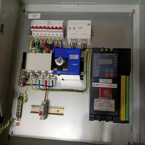 Caja <span class=keywords><strong>de</strong></span> control ATS para interruptor <span class=keywords><strong>de</strong></span> transferencia automática, panel <span class=keywords><strong>de</strong></span> control <span class=keywords><strong>de</strong></span> bomba 11kW 15HP, diseño personalizado <span class=keywords><strong>de</strong></span> fábrica para interruptor <span class=keywords><strong>de</strong></span> respaldo <span class=keywords><strong>de</strong></span> generador - Product Image 1