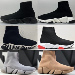 Chaussures à bout pointu personnalisées avec logo de marque, tendance, best-seller, baskets décontractées pour hommes et femmes, style chaussette - Product Image 2