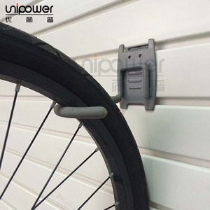 Canasta de almacenamiento resistente Unipower para bicicletas, con gancho en forma de J para montaje en pared, para soporte de bicicletas en garaje. - Product Image 1