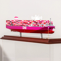 Centre de table décor luxe personnalisé cadeau d'affaires Souvenirs japon une ligne bricolage conteneur navire modèle échelle cargo bateau modèles