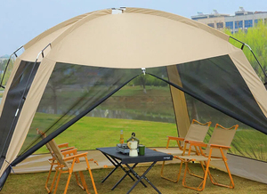 Tente familiale portable quatre <span class=keywords><strong>saisons</strong></span>, protection UV, imperméable, Oxford ultralégère, prête à l'emploi, une chambre avec moustiquaire respirante - Product Image 2