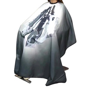 Süper sıcak satış <span class=keywords><strong>Salon</strong></span> Cape su geçirmez kuaför berber dükkanı pelerin önlük - Product Image 2